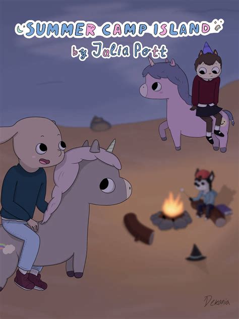 Summer Camp Island Riding On Unicorns By Deka Nia On Deviantart