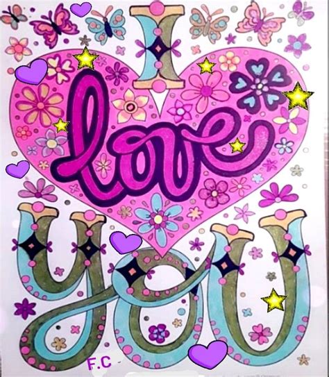 Pin By Susan Hornyak Woods On I Love You Pics And Such Love Coloring