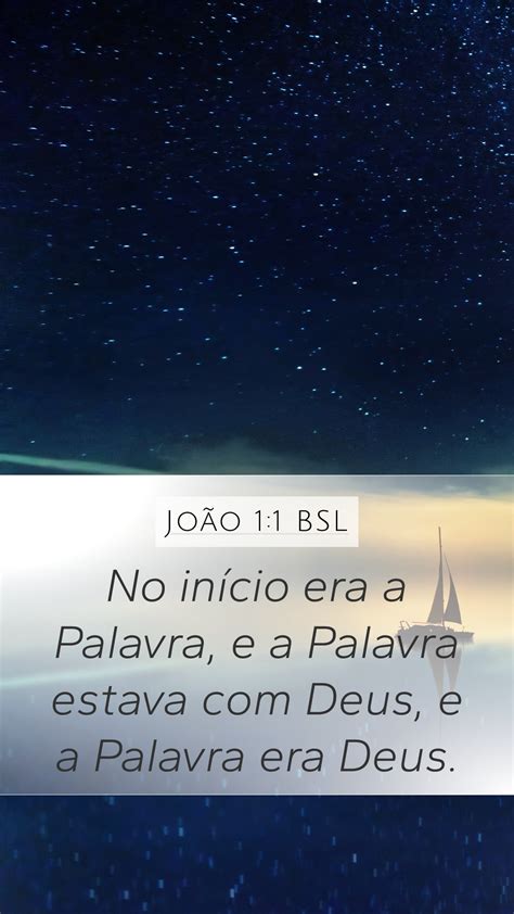 João 1 1 BSL Mobile Phone Wallpaper No início era a Palavra e a