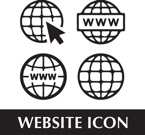 Internet, web, globe, website icon vector in clipart style.Phone ...