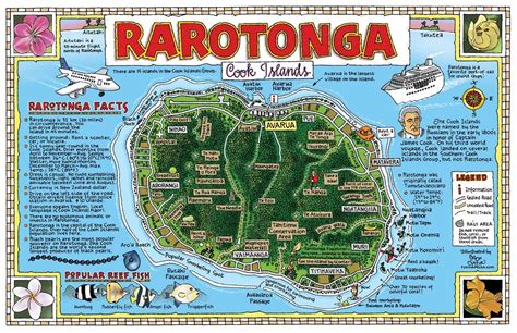 Rarotonga in the Cook Islands [1275x825] : r/MapPorn