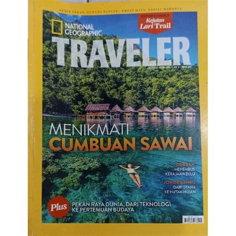 Jual Majalah National Geographic Megazine Traveler Nusantara Shopee