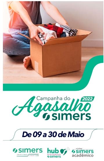 Hub De Solidariedade Promove Campanha Do Agasalho Simers