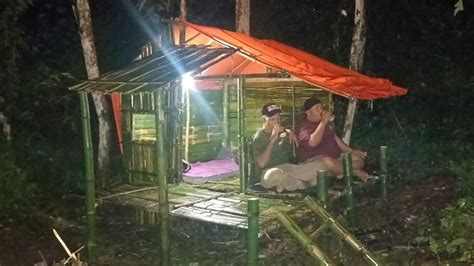 2 Hari Camping Diguyur Hujan Deras Angin Kencang Dan Petir Tidur