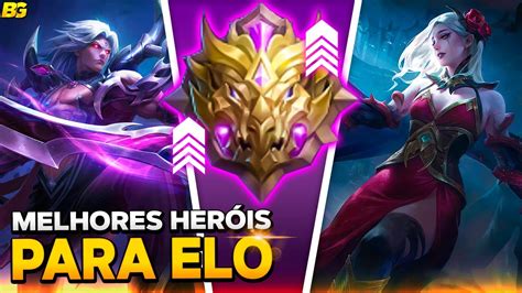 OS MELHORES HERÓIS PARA SUBIR DE ELO NO MOBILE LEGENDS YouTube