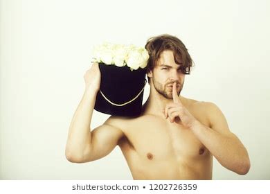 Muscular Sexy Man Rose Flower BouquetẢnh có sẵn635878805 Shutterstock