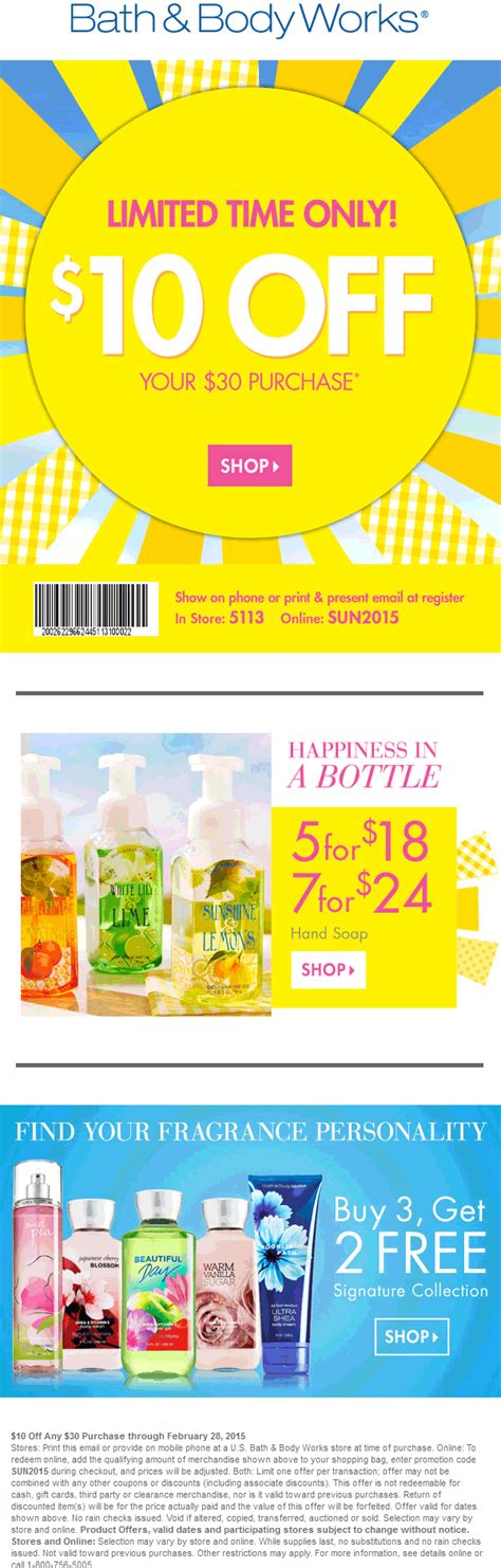 Bath And Body Works February 2025 Coupons And Promo Codes 🛒