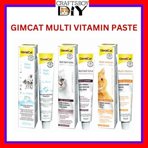 Gimcat Multi Vitamin Paste Professional Ml Malt Soft Extra Anti