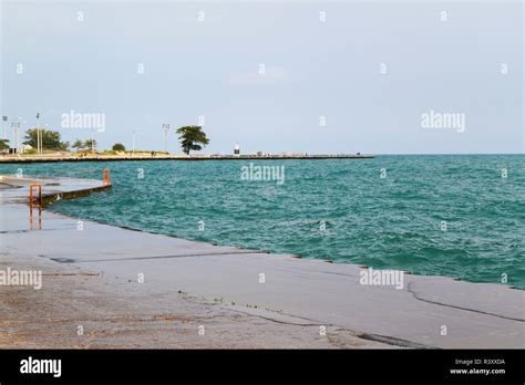 Lake Michigan, Chicago, Illinois, USA Stock Photo - Alamy