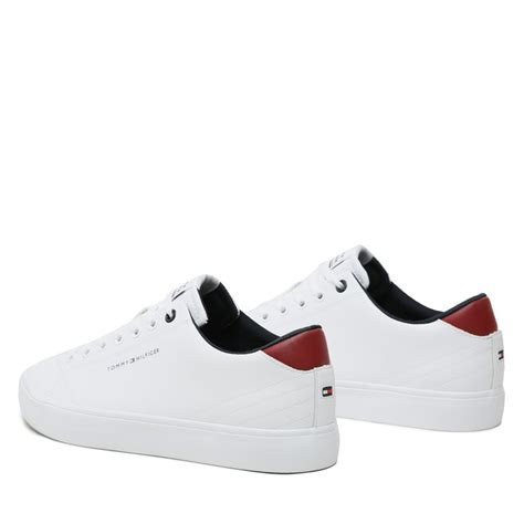 Sneakersy Tommy Hilfiger Hi Vulc Core Low Lth FM0FM04687 Bílá eobuv cz