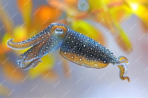 Premium Photo | Close up of a flamboyant cuttlefish changing color to camouflage