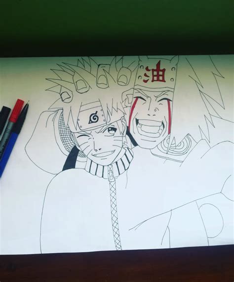 Naruto and Jiraiya fanart by Akssx on DeviantArt