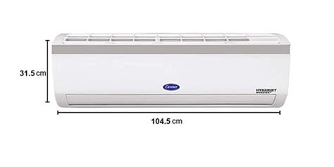 Carrier 2 Ton 3 Star Inverter Split Ac White Copper Condenser 24k