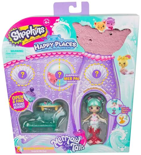 Shopkins Happy Places Season 6 Mermaid Tails Relaxing Ripples Lounge Surprise Me Pack Sweetie