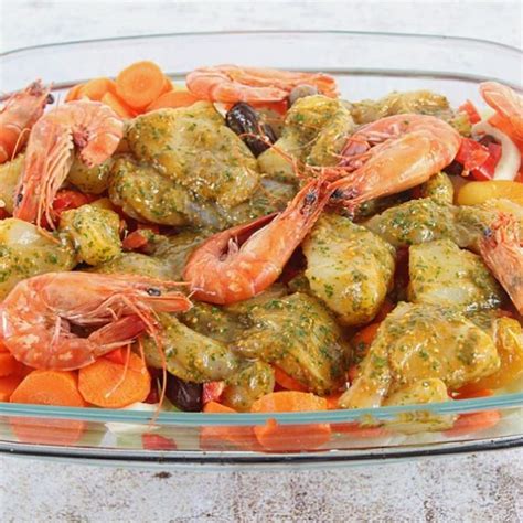 Recette Tajine De Lotte Et Gambas Aux Fruits Secs Magazine Omnicuiseur