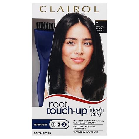 Clairol Nice N Easy Root Touch Up Permanent Hair Color In Black