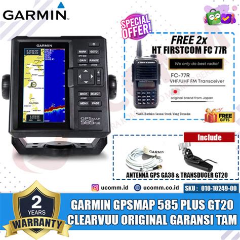 Promo Garmin GPSMAP 585 Plus GT20 Garmin 585 GT20 Transducer Garansi