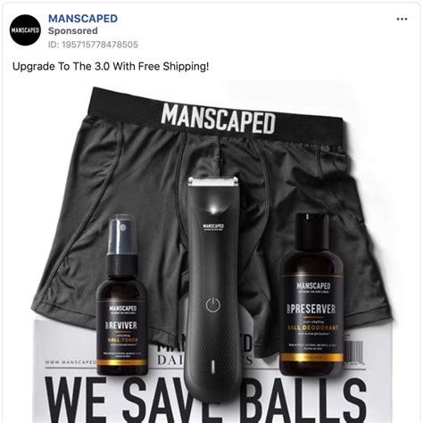 Manscaped S Facebook Ad