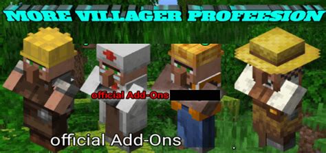 More Professions Villagers Minecraft Addon