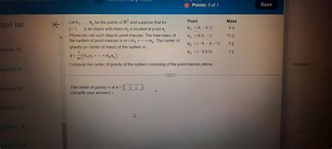 Solved Tion List Let V Vk Be The Points In R And Chegg