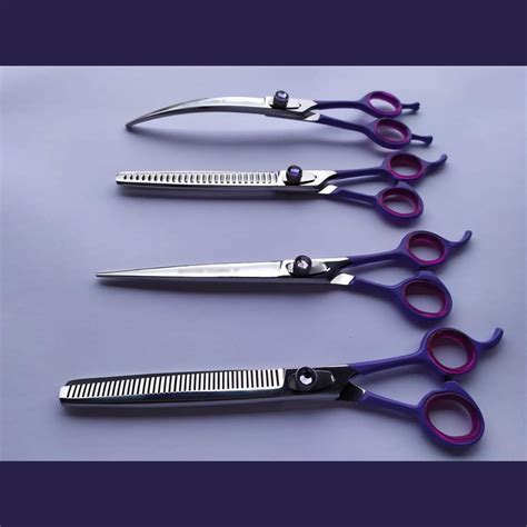 Dog Grooming Shears Set Two Tone Groomer Spot