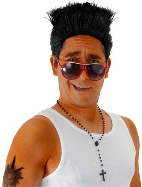 Guido Costume Accessory Kit Jersey Shore The Situation Wig Sunglasses