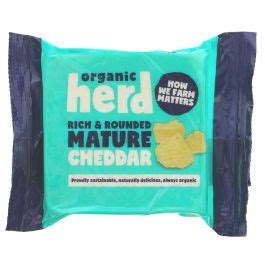 Organic Herd Mature Cheddar Cheese X G Cv