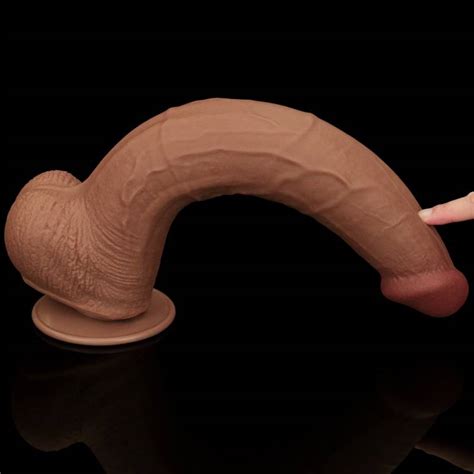 Enorme Dildo Marrone Effetto Pelle Sexy Machine