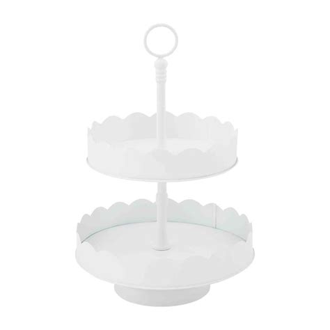 Scalloped Tiered Server The Wreath Stand