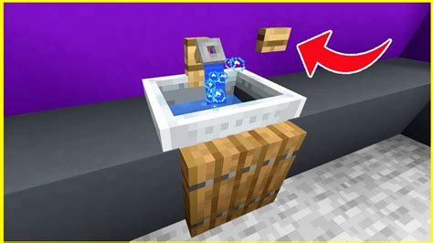 How To Make A Working Sink In Minecraft Youtube