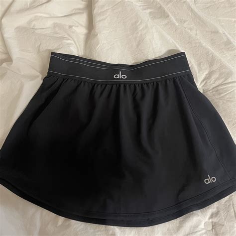 Alo Yoga Match Point Tennis Skirt Xs So Cute Worn Depop