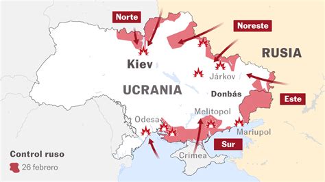 Los Mapas De La Guerra Entre Rusia Y Ucrania Continua El Asalto Sobre