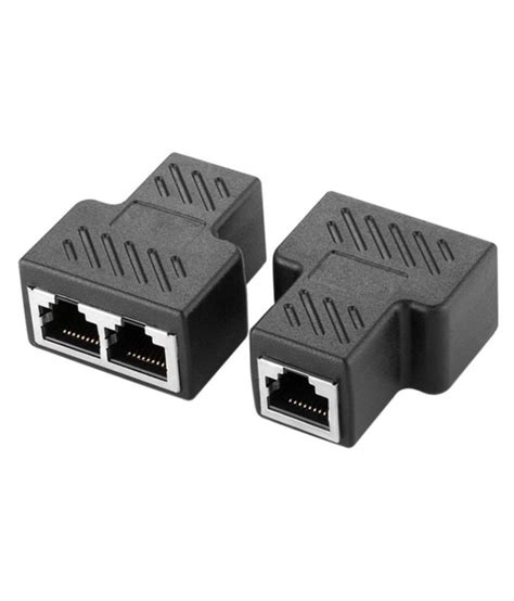 Rj45 Splitter T Adapter 3 Female Coupler 1 Port Female To 2 Port Female Socket Y Adapter