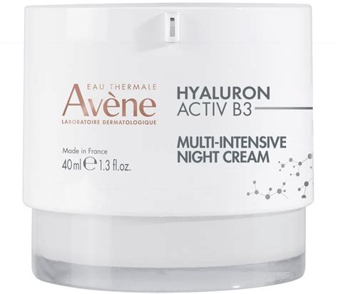 Avene Hyaluron Activ B3 Multi-intensive Night Cream ingredients (Explained)