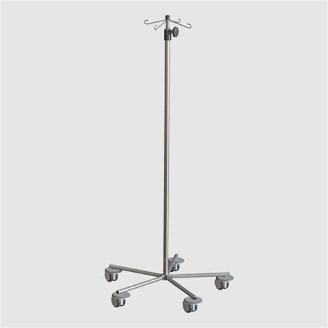 Infusion Stand On Casters NEREZ1005B Klaro Spol S R O 4 Hook