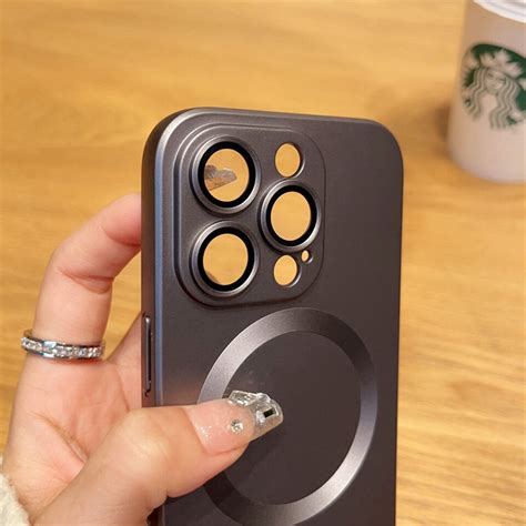 Mag Safe Magnetic Tpu Case For Iphone Pro Max Camera Lens