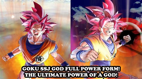 New Ultimate Ssj God Goku Form Custom Moveset New Skills Dragon