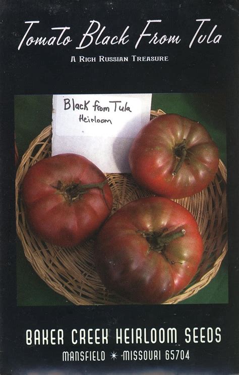 Honeyman Farms 3524 Black From Tula Tomato Seed Packet