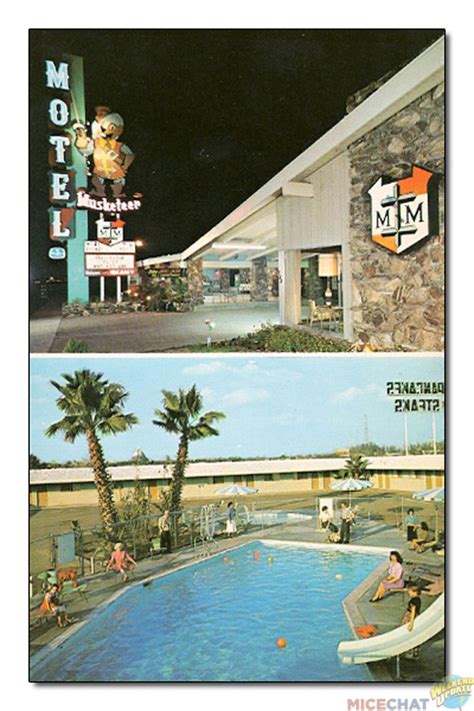 Disneyland History Through Post Cards: Anaheim Motels Part 3