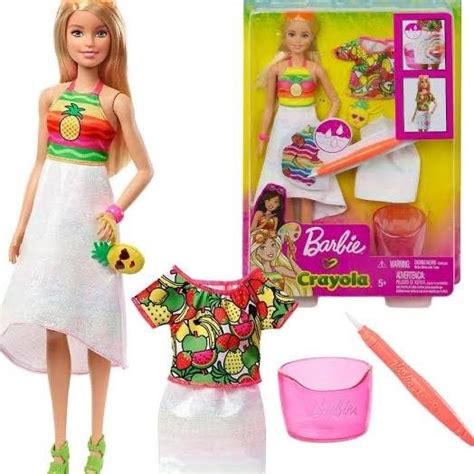 Jual HARGA SPESIAL BARBIE CRAYOLA RAINBOW FRUIT SURPRISE DOLL BARBIE