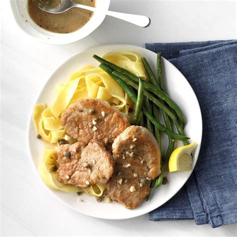 Lemon Caper Pork Medallions Recipe How To Make It