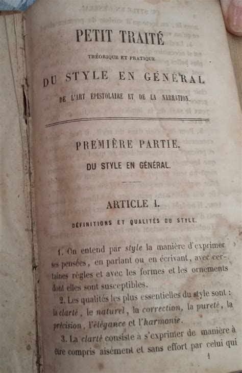 Petit traité théorique et pratique du style en général de l art