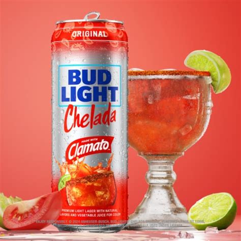 Bud Light Chelada Original Made With Clamato Beer Pk Fl Oz Qfc