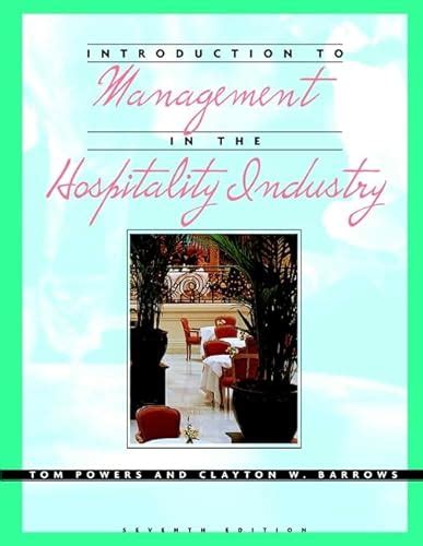 Introduction Hospitality Industry - AbeBooks