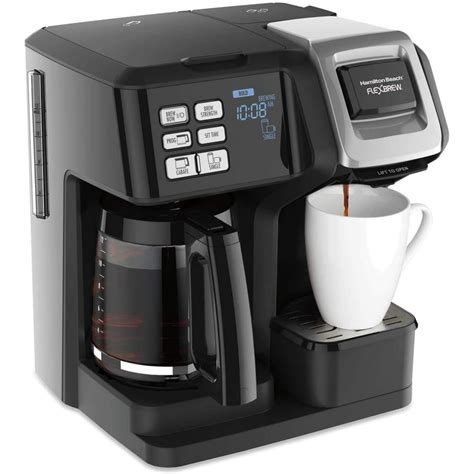 Hamilton Beach 49976 Flexbrew Trio 2 Way Single Serve Coffee Maker And Full 12c Pot Compatible