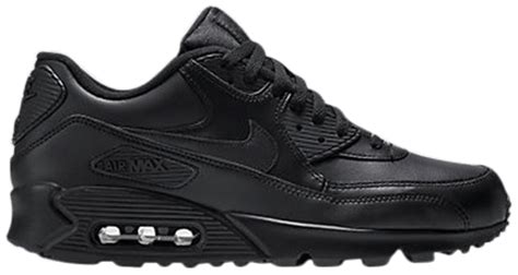 Air Max 90 Essential Triple Black Nike 537384 090 Goat