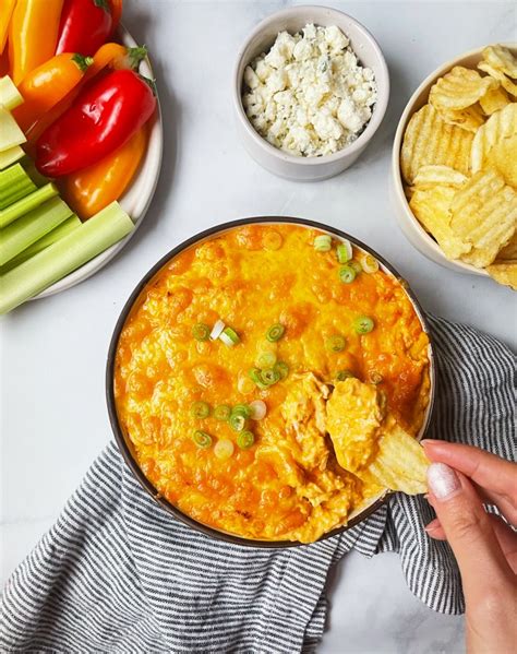 Slow Cooker Buffalo Chicken Dip Recipe Purewow