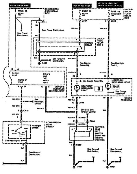 Acura Rl Wiring Diagrams Key Warning Carknowledge Info