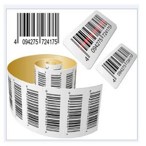 Printed White Barcode Label Size X Mm At Rs Piece In