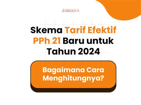 Tarif Efektif PPh 21 2024 Skema Terbaru Dan Contoh Perhitungan Rekkaa